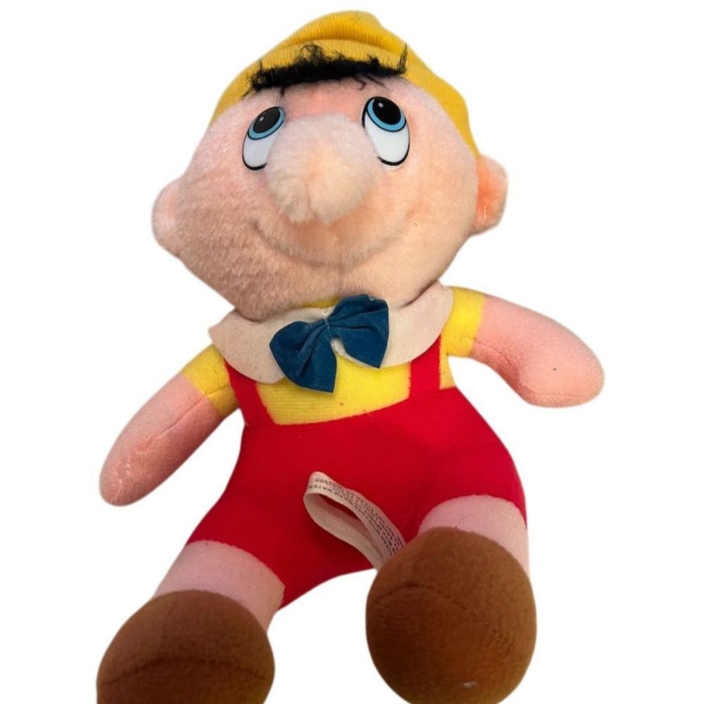 Vintage Disney Pinocchio Plush Doll 8" Official‎ Merchandise Original Tags rare